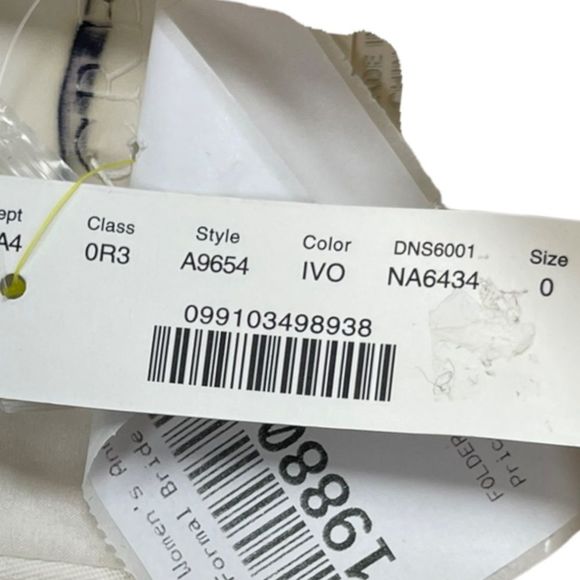 J Crew Annabelle Wedding Dress Gown Formal Crystal Size 0 - Picture 9 of 10